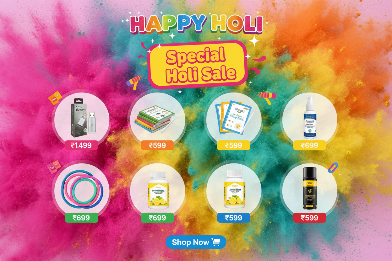 Happy Holi Web Banner